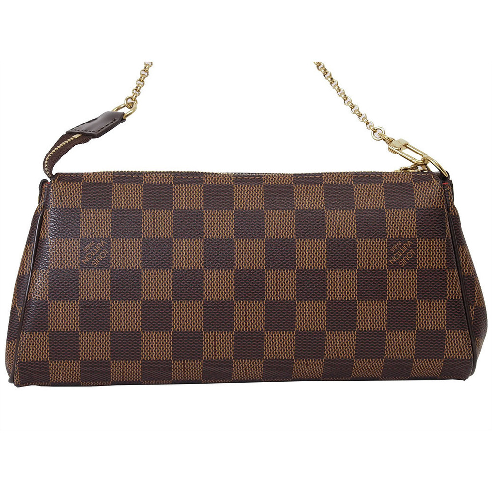 Louis Vuitton Eva Damier Ebene Brown bag shoulder - Picture 6 of 9